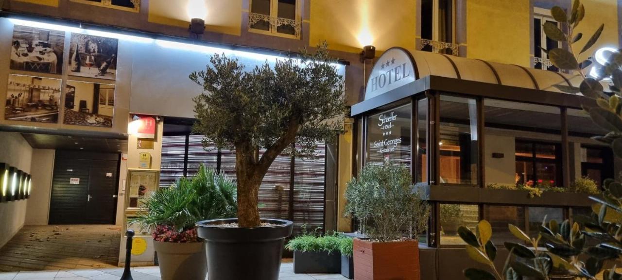 Logis Hotel Schaeffer- Restaurant Le Saint Georges Serrieres  Ngoại thất bức ảnh